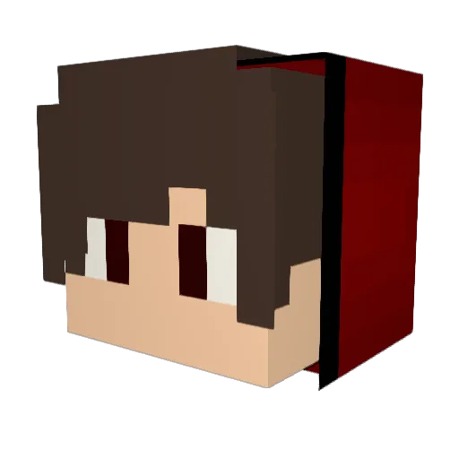 MPlayZ10 Minecraft avatar head, 3D render