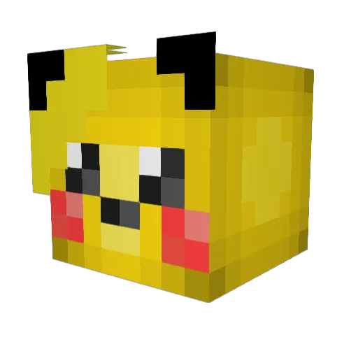 MPmoth3 Minecraft avatar head, 3D render