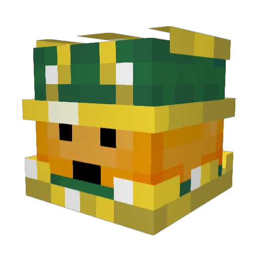 MPyre_ Minecraft avatar head, 3D render