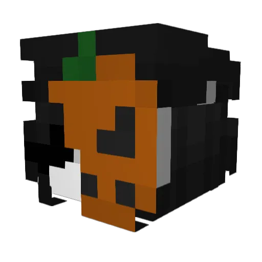 MQP_971 Minecraft avatar head, 3D render