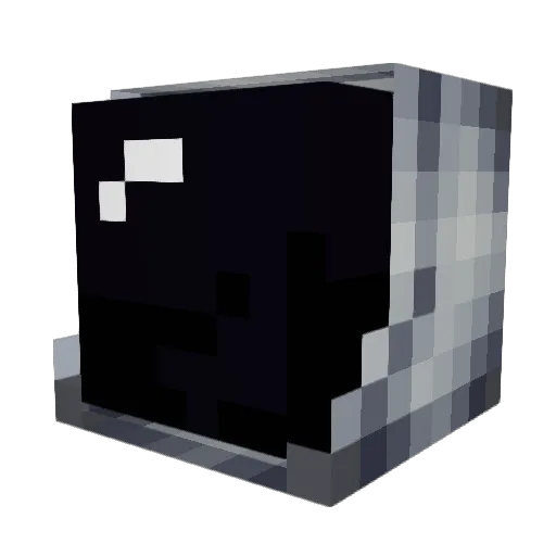 MR80 Minecraft avatar head, 3D render