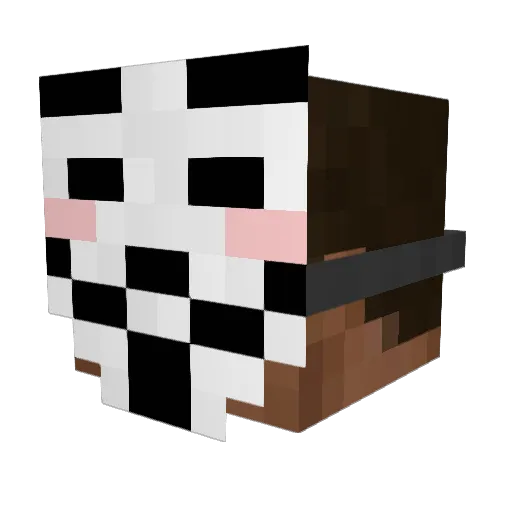 MRABBIT_ Minecraft avatar head, 3D render