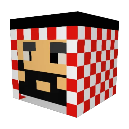 MRABDULLAH0 Minecraft avatar head, 3D render