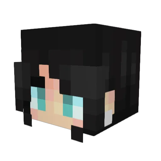 MRACEYY Minecraft avatar head, 3D render