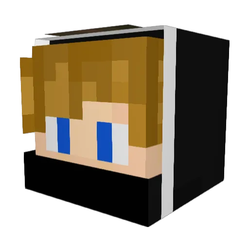 MRBIGDEC Minecraft avatar head, 3D render