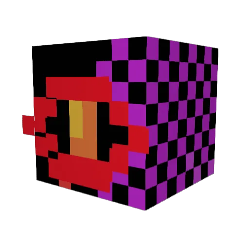 MRBOBSOM Minecraft avatar head, 3D render