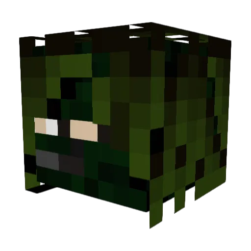 MRBRENTON Minecraft avatar head, 3D render