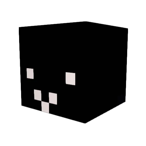 MRCBIBI Minecraft avatar head, 3D render