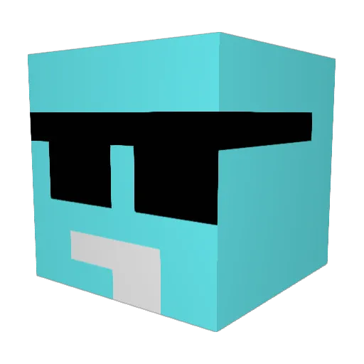 MRCOOOOOOOOL Minecraft avatar head, 3D render