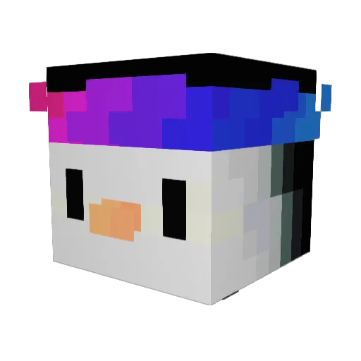 MRDADDY33 Minecraft avatar head, 3D render