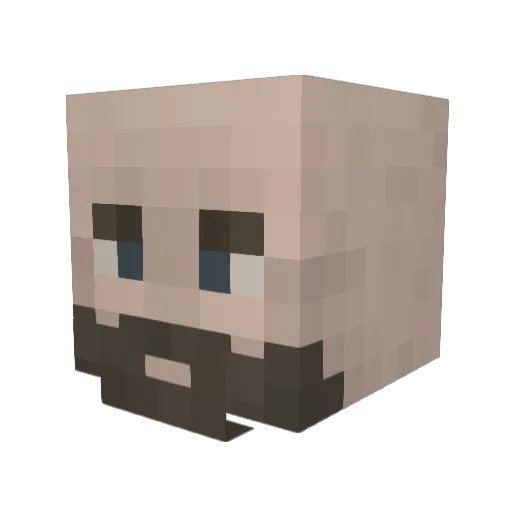 MRDevious801 Minecraft avatar head, 3D render
