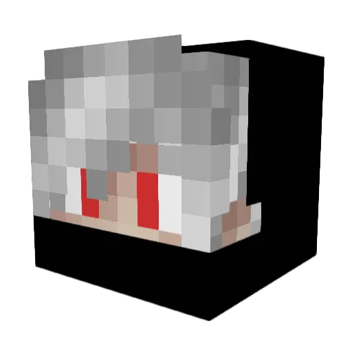 MRDot_ Minecraft avatar head, 3D render