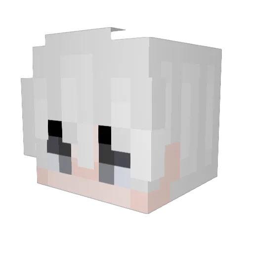 MRF3ARME Minecraft avatar head, 3D render