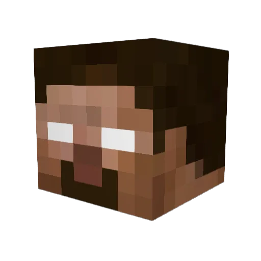 MRFOODEATER Minecraft avatar head, 3D render
