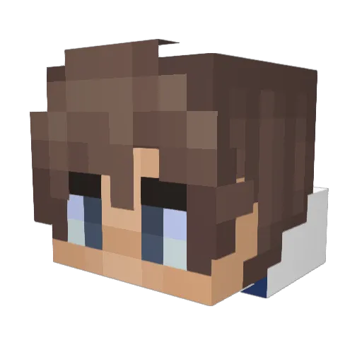 MRGREEY Minecraft avatar head, 3D render