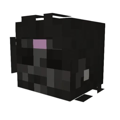 MRGZ24 Minecraft avatar head, 3D render