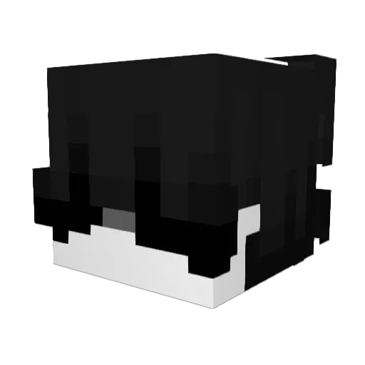 MRGhost_1 Minecraft avatar head, 3D render
