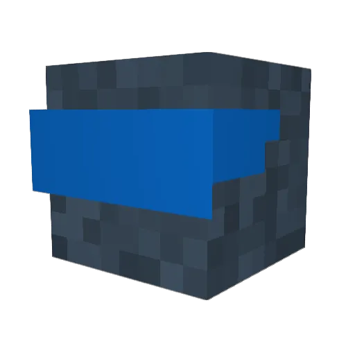 MRHUSS44 Minecraft avatar head, 3D render