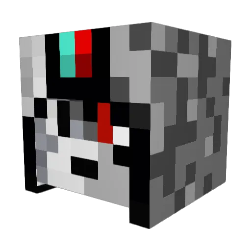 MRK9247DoesMC Minecraft avatar head, 3D render