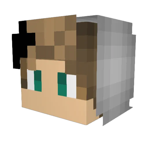 MRLOLGUY Minecraft avatar head, 3D render