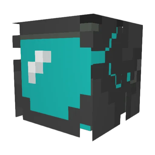 MRLjs Minecraft avatar head, 3D render