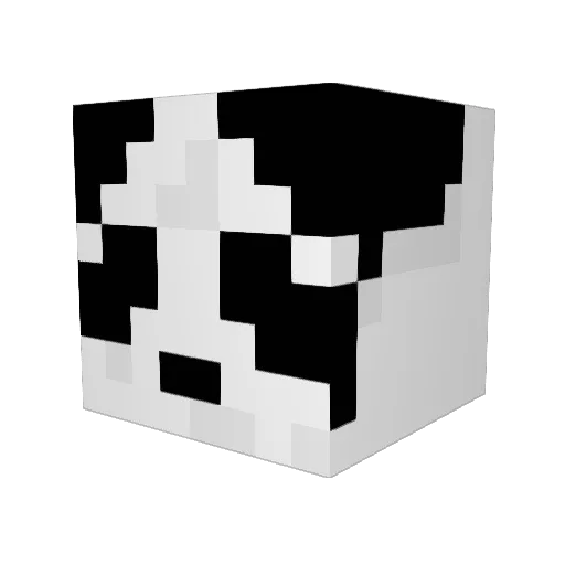 MRM14 Minecraft avatar head, 3D render