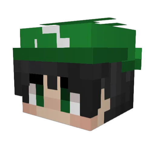 MRPICKLE86 Minecraft avatar head, 3D render