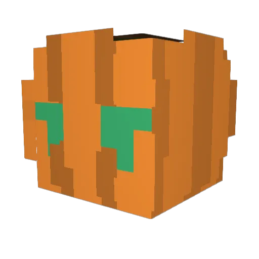 MRQTON Minecraft avatar head, 3D render