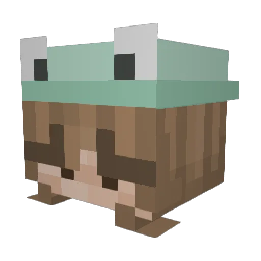MRS01 Minecraft avatar head, 3D render