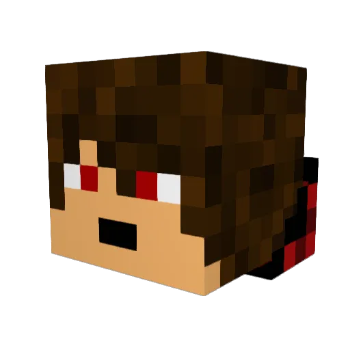 MRSAM33 Minecraft avatar head, 3D render