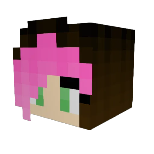MRSVATEX Minecraft avatar head, 3D render