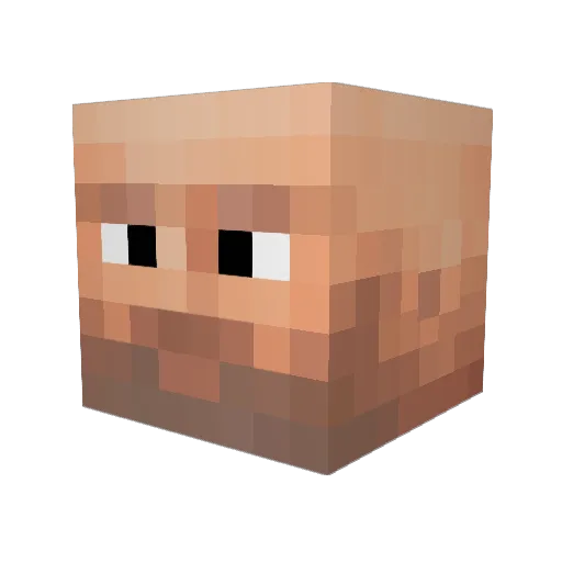 MRTRUCK29 Minecraft avatar head, 3D render