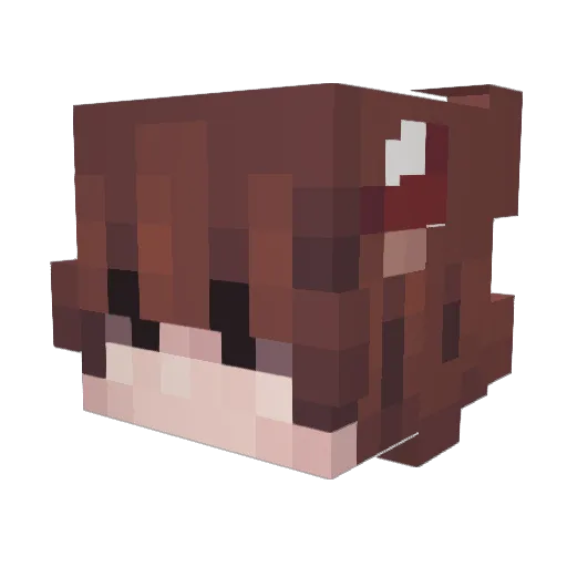 MRT_miles Minecraft avatar head, 3D render
