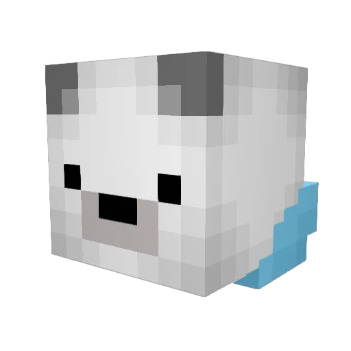 MRWITT04 Minecraft avatar head, 3D render