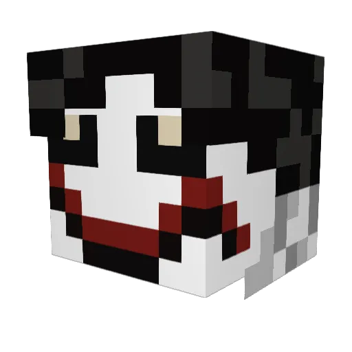 MRX25 Minecraft avatar head, 3D render
