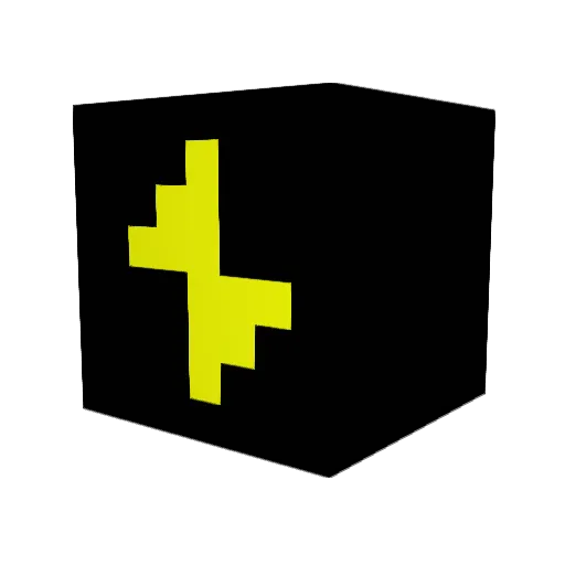 MRXMC_1 Minecraft avatar head, 3D render