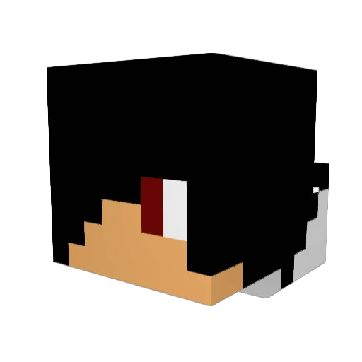 MR_7zn Minecraft avatar head, 3D render