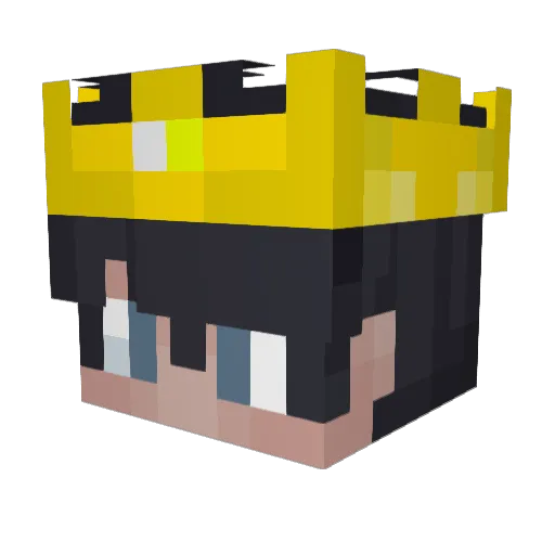 MR_C91 Minecraft avatar head, 3D render