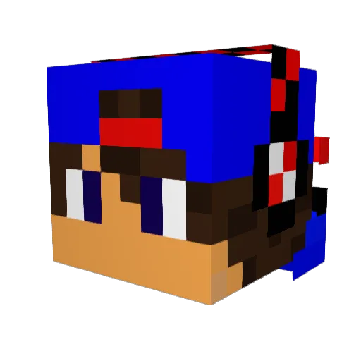 MR_Crabbs Minecraft avatar head, 3D render