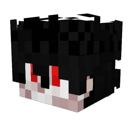 MR_DeMOX Minecraft avatar head, 3D render