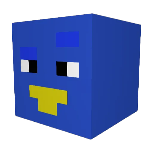 MR_FREDERICKSEN2 Minecraft avatar head, 3D render