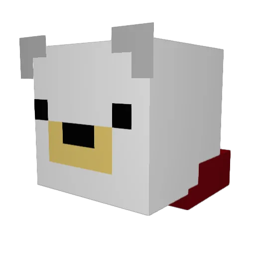 MR_JT_Butter Minecraft avatar head, 3D render