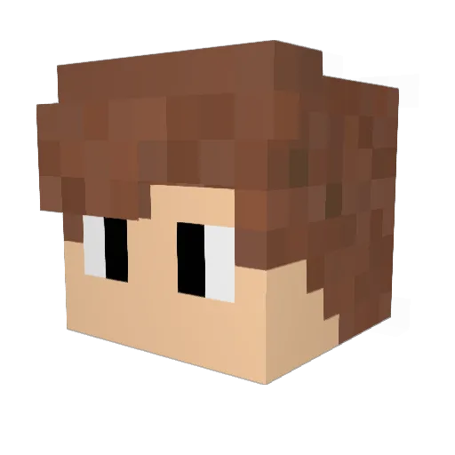 MR_JUZZO Minecraft avatar head, 3D render
