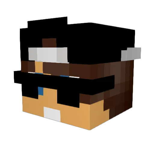 MR_JackPT Minecraft avatar head, 3D render