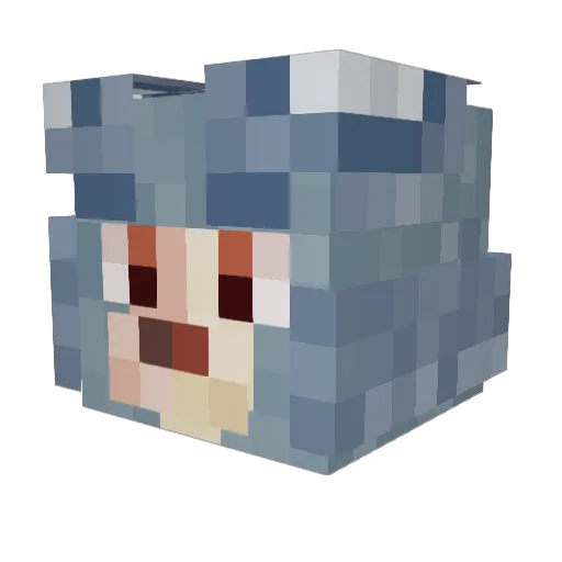 MR_KITTENZZ Minecraft avatar head, 3D render