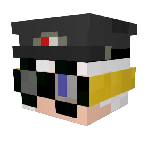 MR_MEGA_GAMES Minecraft avatar head, 3D render