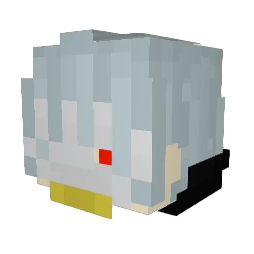 MR_PAGON Minecraft avatar head, 3D render