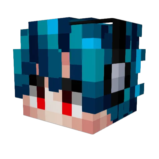 MR_PUNG Minecraft avatar head, 3D render