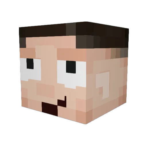 MR_R3X Minecraft avatar head, 3D render