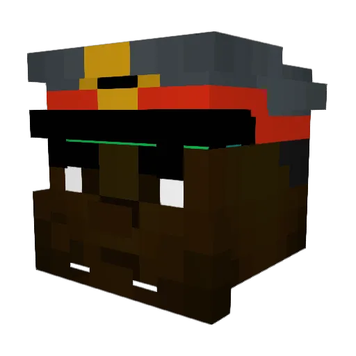MR_RYGE Minecraft avatar head, 3D render